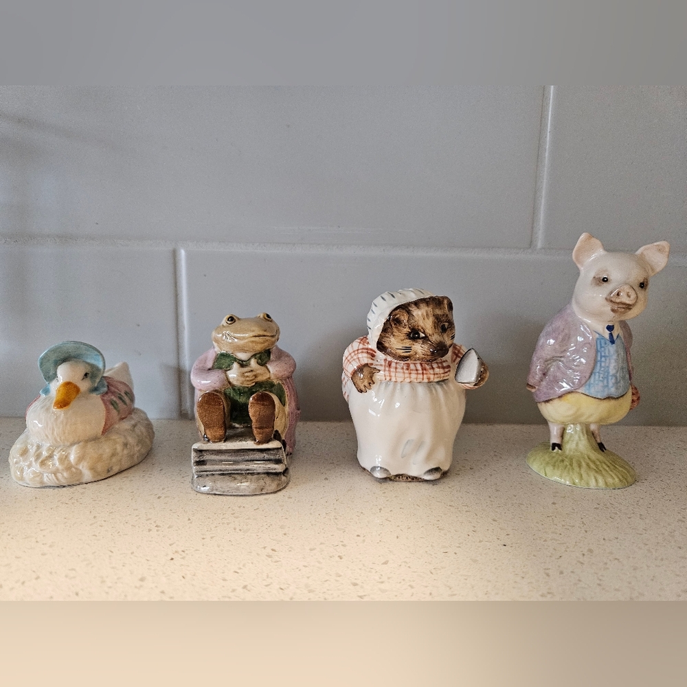 Vintage Beatrix Potter Figurines